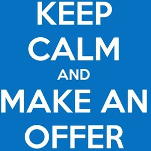 Accepting reasonable offers 😁